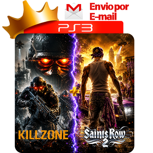 Killzone Hd + Saints Row 2 PS3 Digital
