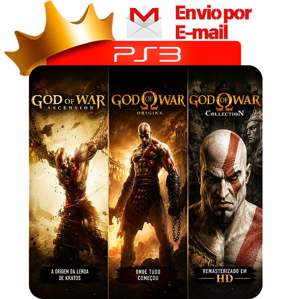 God Of War Ascension + God Of War Origins + God Of War Collection PS3 Digital