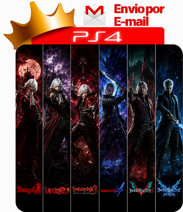 Devil May Cry 1 + 2 + 3 + 4 + 5 + Virgil PS4 Digital