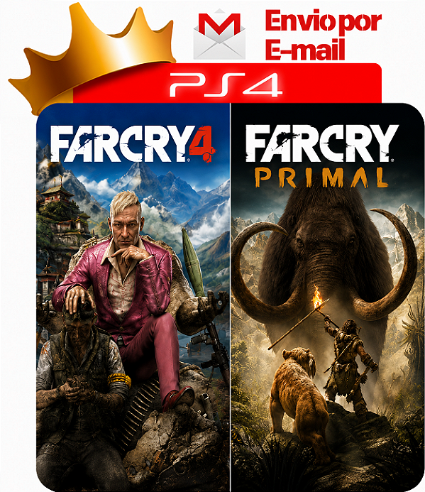 Far cry 4 + Far Cry Primal PS4 Digital