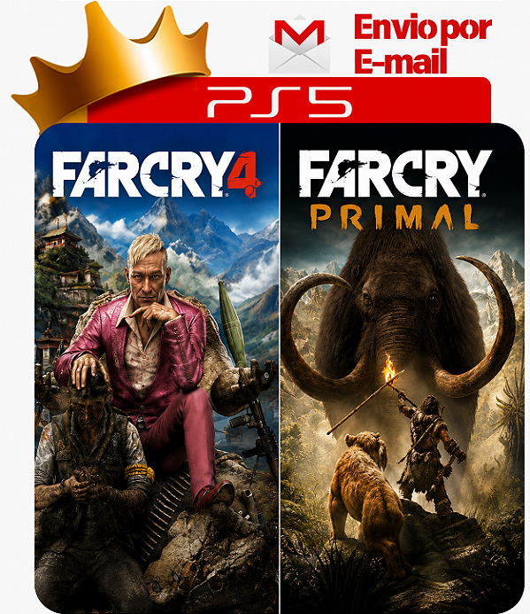 Far cry 4 + Far Cry Primal PS5 Digital