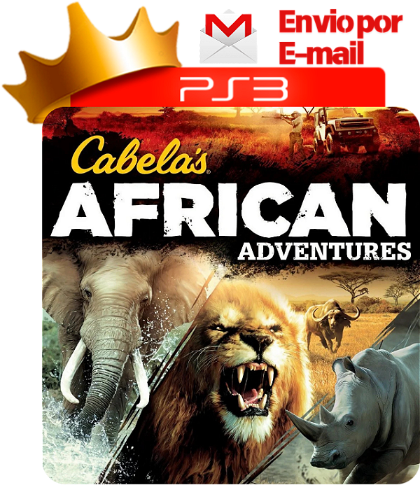 cabelas african para ps3 em mídia digital