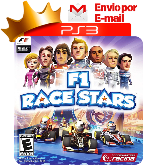 f1 race stars para ps3 em mídia digital