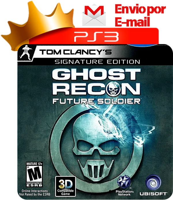 Ghost Recon future soldier para ps3 em mídia digital