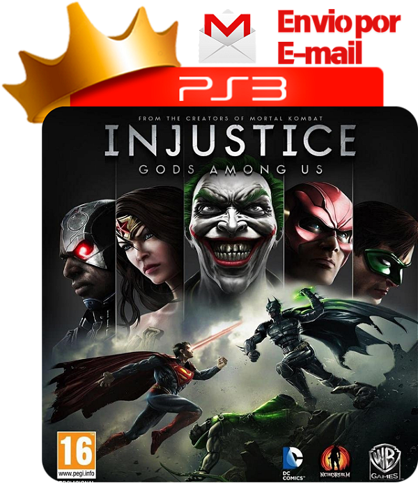 injustice dublado para ps3 em mídia digital