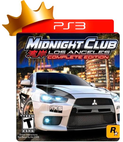 Midnight Club Los Angeles para ps3 em mídia digital