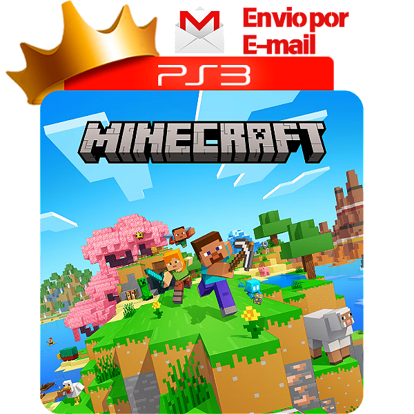 minecraft para ps3 em mídia digital
