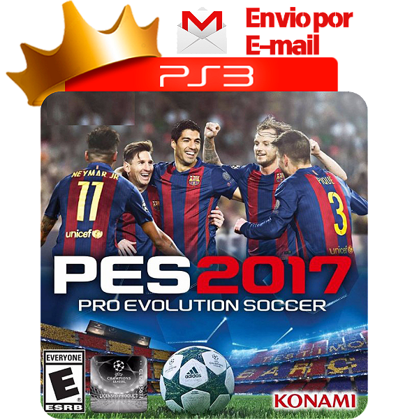 pes 2017 dublado para ps3 em mídia digital