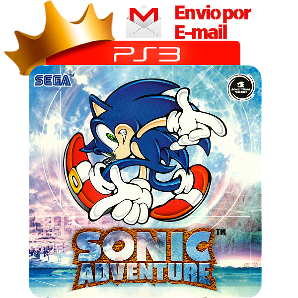 sonic adventure 1 classico para ps3 em mídia digital