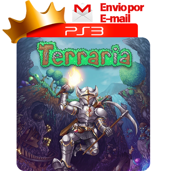Terraria para ps3 em mídia digital