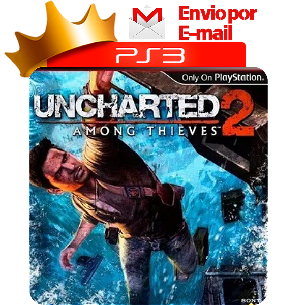 uncharted 2 para ps3 em mídia digital
