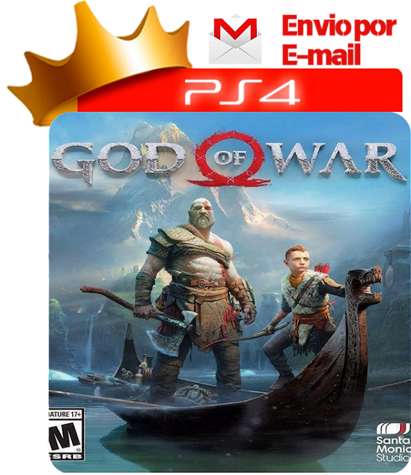 God of War para ps4 em mídia digital