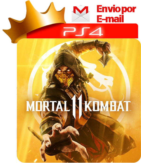 Mortal kombat 11 para ps4 em mídia digital