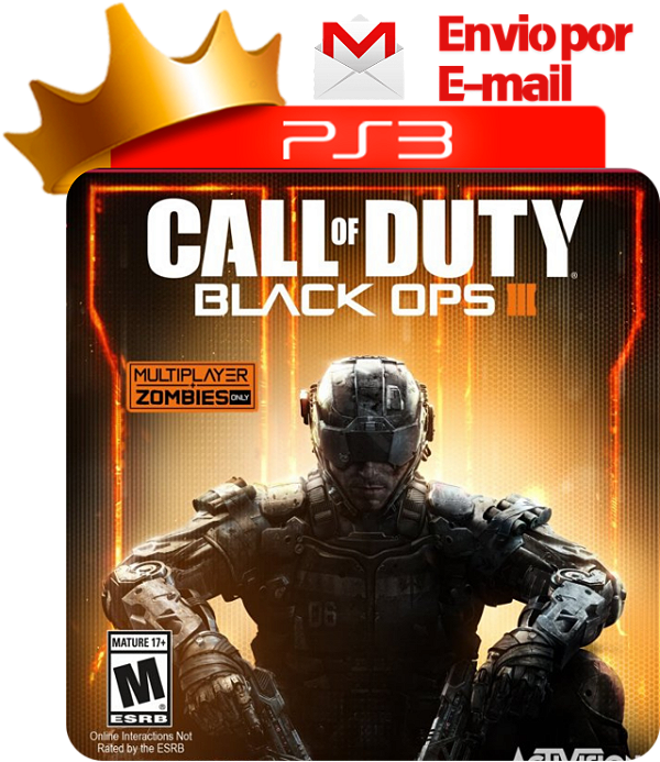 Call of Duty Black Ops 3 dublado para ps3 em mídia digital