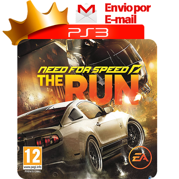 Need for speed the run para ps3 em mídia digital