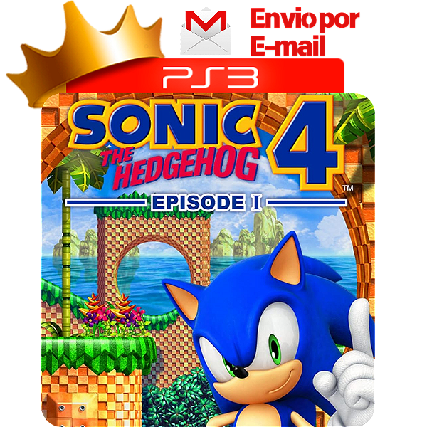 Sonic 4 episodio 1 para ps3 em mídia digital
