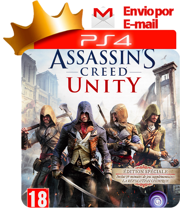 Assassins Creed Unity para PS4 em Mídia Digital
