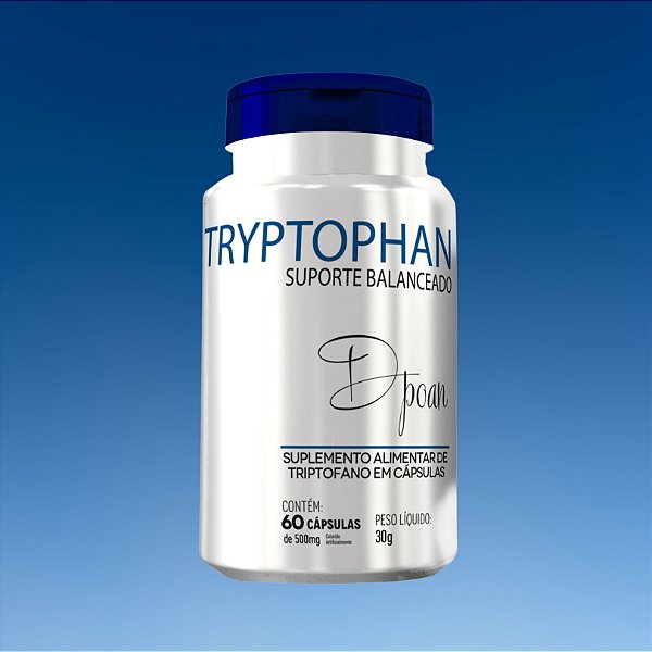 Tryptophan - L-triptofano - 60 Cápsulas