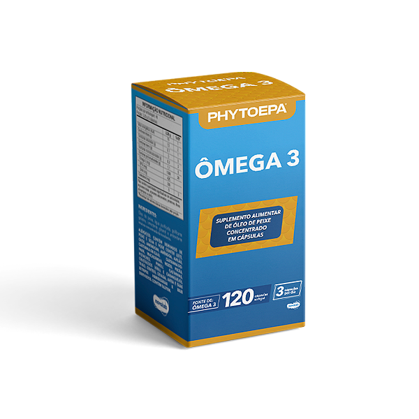 Omega 3 Alta Concentração De Epa E Dha 120 Cap - PHYTOEPA