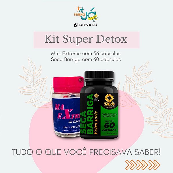KIT MAX EXTREME COM DETOX