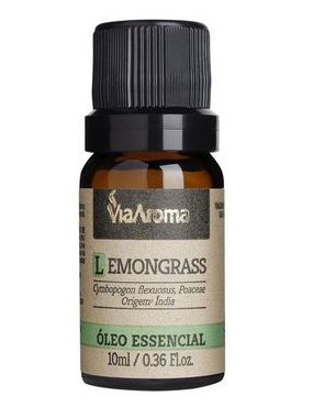 Óleo Essencial Lemongrass Via Aroma - 10ml