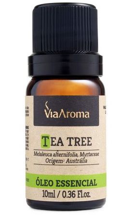 Óleo Essencial Tea Tree (Melaleuca) Via Aroma - 10ml