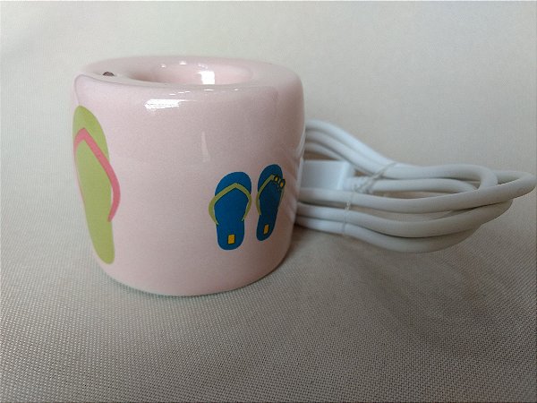 Aromatizador Eletrônico USB Chinelinhos - Rosa