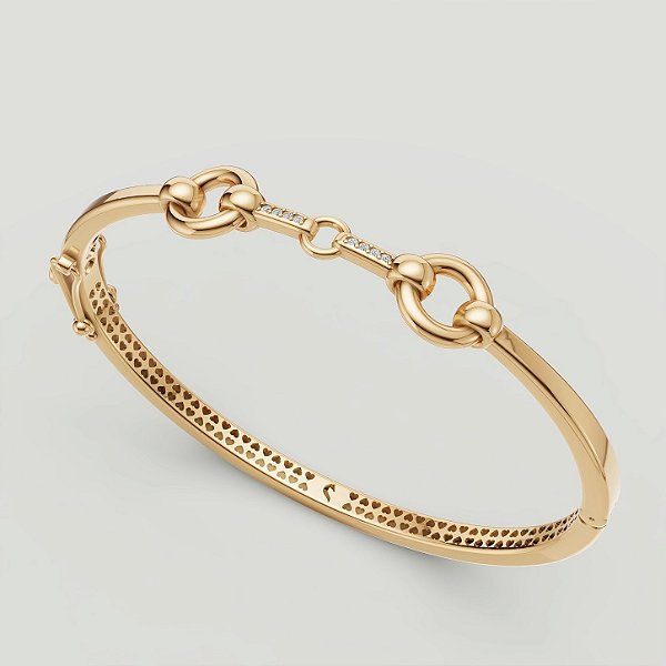 Bracelete Bridão Prestige em prata 925 banhado a ouro 18k