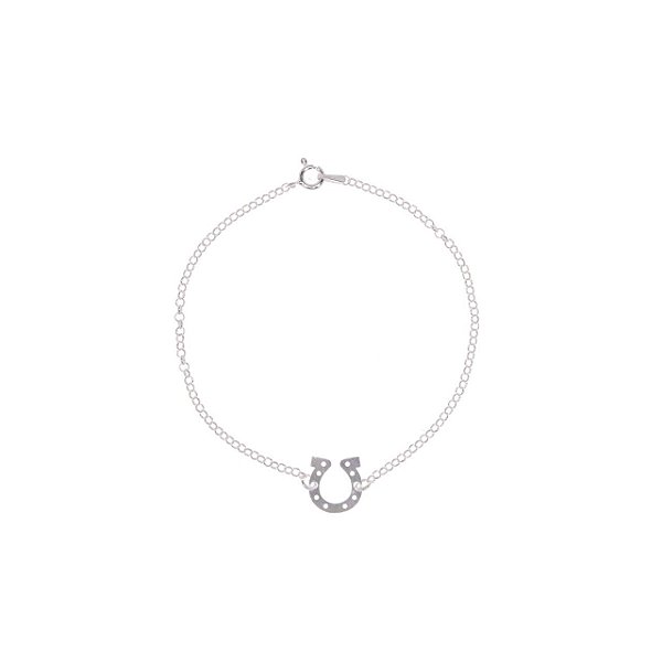 Pulseira ferradura prata 925