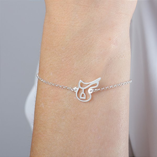 Pulseira  sela prata  925
