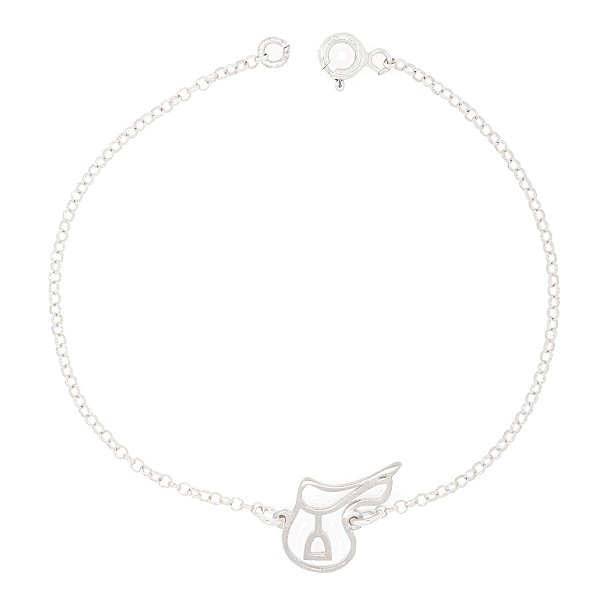 Pulseira sela prata 925