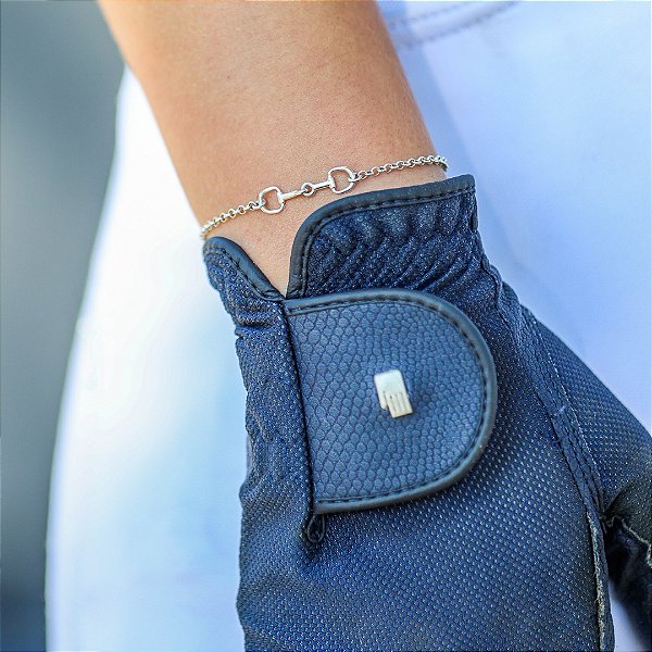 Pulseira bridão Baby prata 925