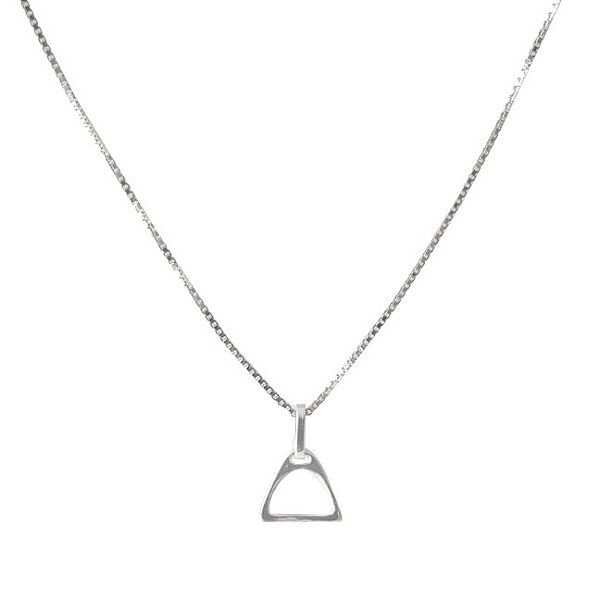 Colar estribo mini prata 925