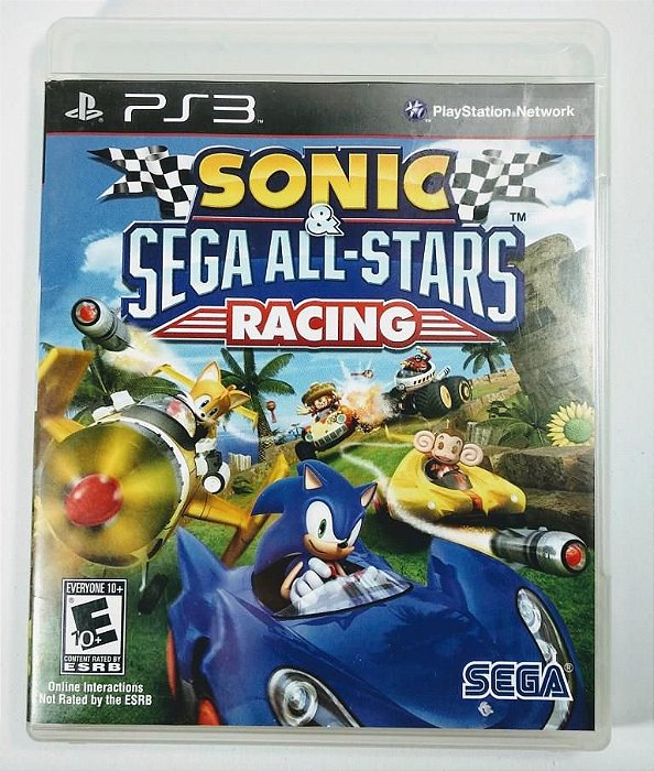 Jogo Sonic & Sega All-Stars Racing - PS3