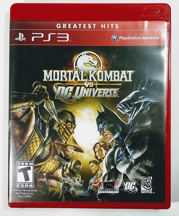 Jogo Mortal Kombat vs DC Universe - PS3