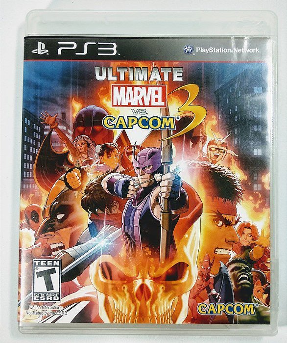 Jogo Ultimate Marvel vs Capcom 3 - PS3