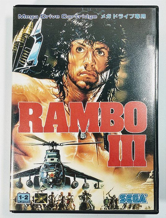 Jogo Rambo III Original [JAPONÊS] - Mega Drive