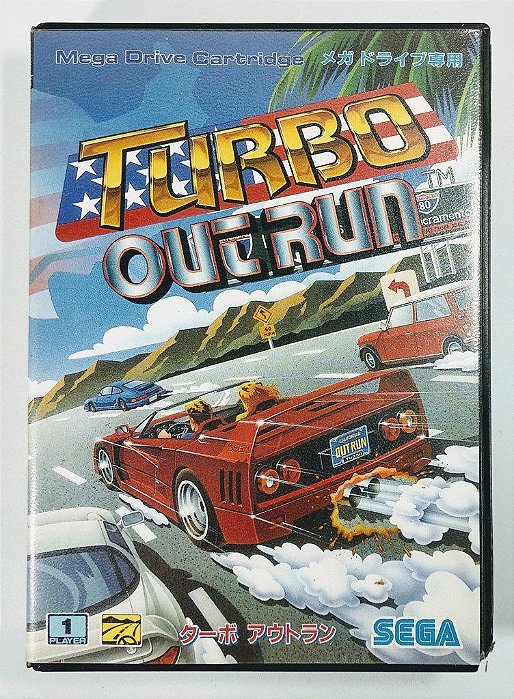 Jogo Turbo Outrun Original [JAPONÊS] - Mega Drive