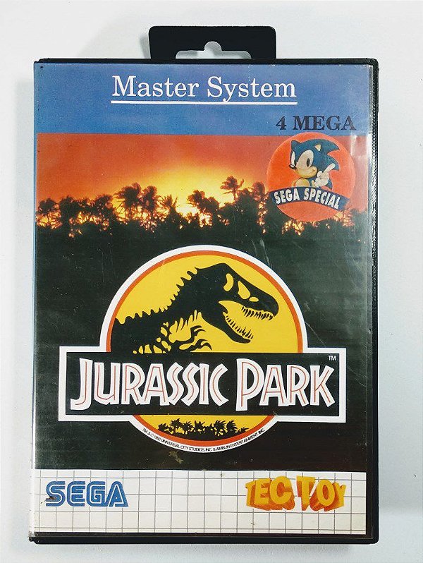 Jogo Jurassic Park - Master System