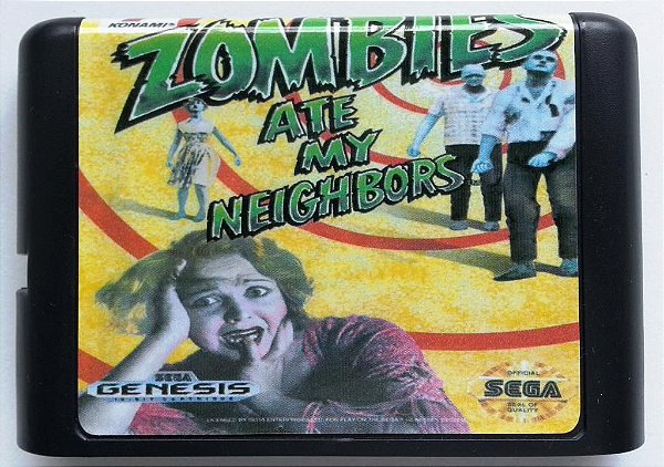 Jogo Zombies ate my Neighbors - Mega Drive