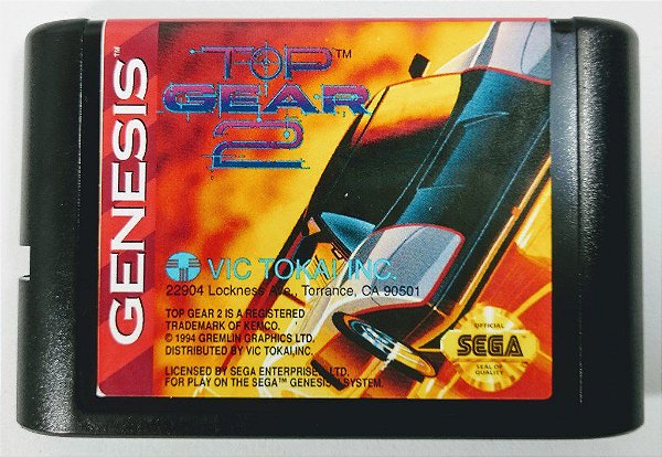 Jogo Top Gear 2 - Mega Drive