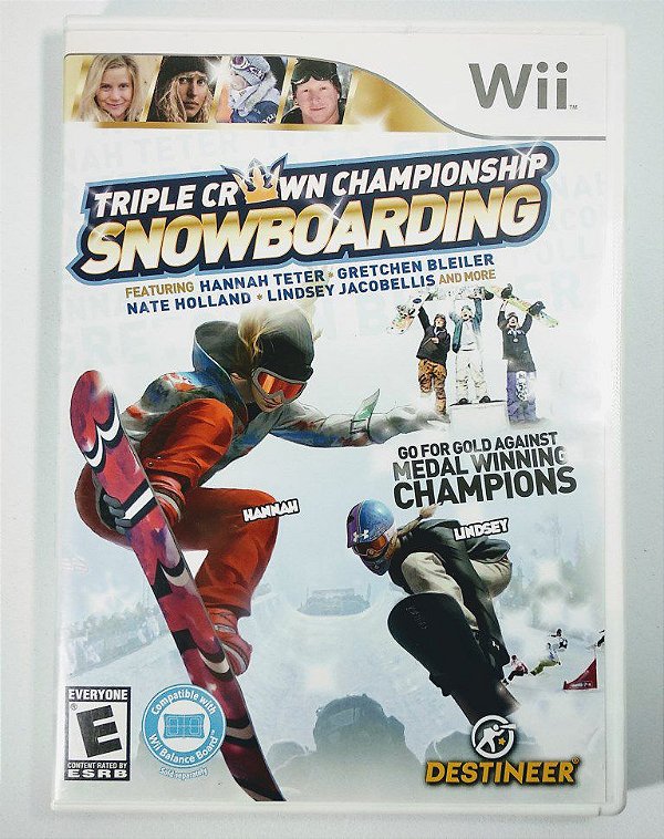 Jogo Triple Crown C. Snowboarding - Wii