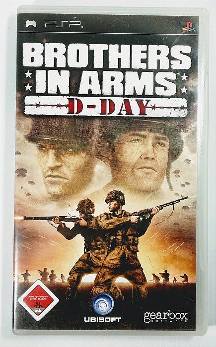 Jogo Brothers in Arms D-Day Original - PSP