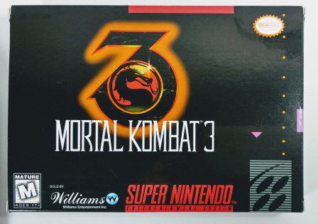 Jogo Mortal Kombat 3 - SNES