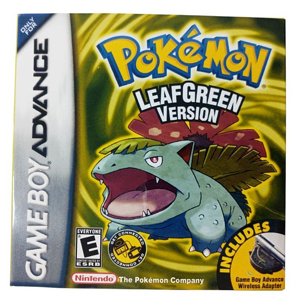 Jogo Pokemon Leafgreen version - GBA