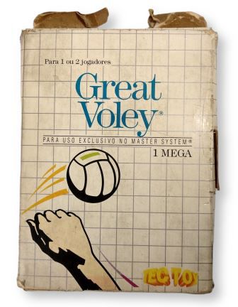 Jogo Great Voley - Master System