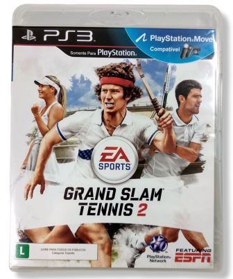 Jogo Grand Slam Tennis 2 - PS3 - Sebo dos Games - 10 anos!