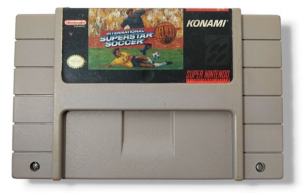 Jogo International Superstar Soccer Deluxe Original - SNES