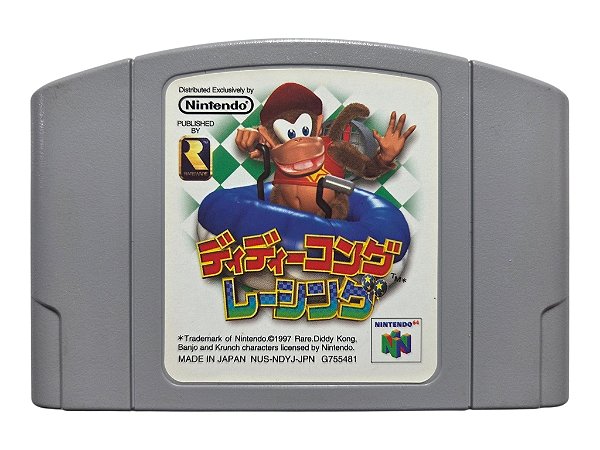 Jogo Diddy Kong Racing Original [Japonês] - N64