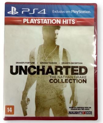 Jogo Uncharted: The Nathan Drake Collection (lacrado) - PS4